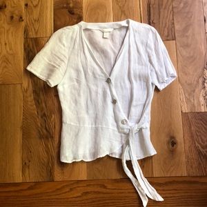 Linen top by H&M